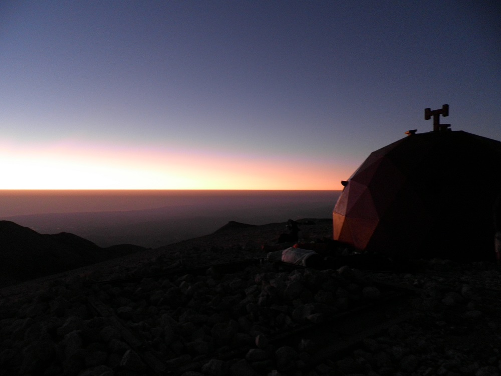 Monte Amaro e Bivacco Pelino dal rifugio Bruno Pomilio (Blockhouse)