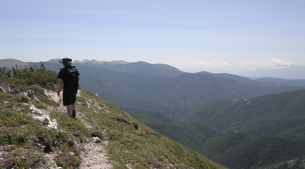 Monte Tarino da Campo Staffi per Monna della Forcina