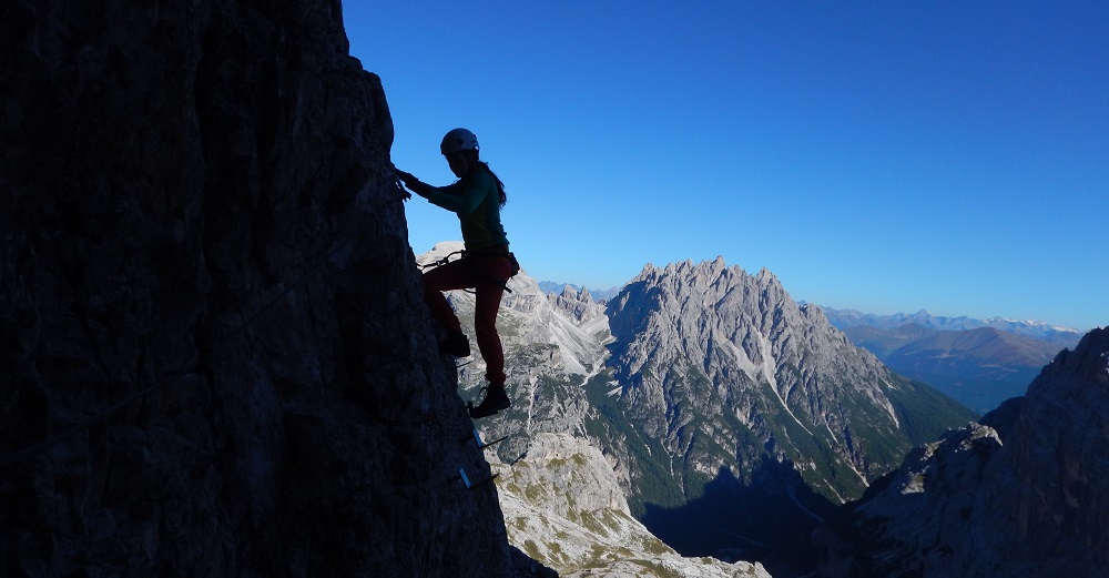 Ferrata delle Scalette e Ferrata Hosp alla Torre di Toblin (Toblinger Knoten)