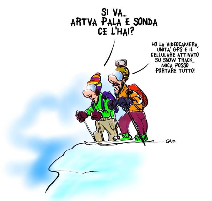 Dal 2022 ARTVA, pala e sonda obbligatori per chi pratica attività invernali su ambienti innevati, anche con le ciaspole